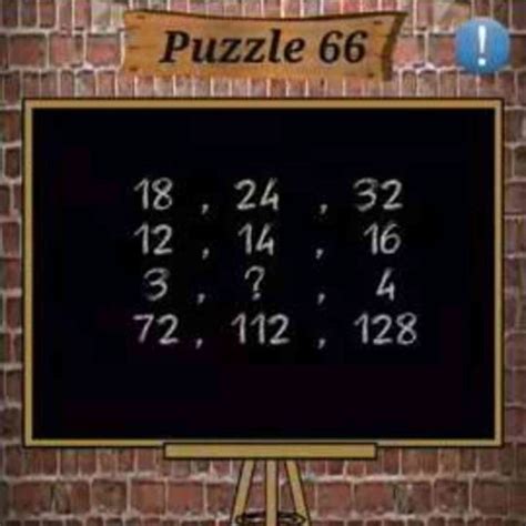 Math Puzzles Game Level 66 Answer With Solution Puzzle Game Master