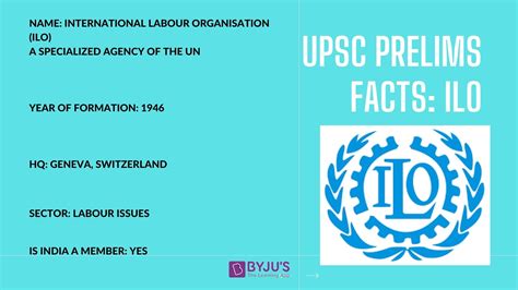 International Labour Organisation Functions