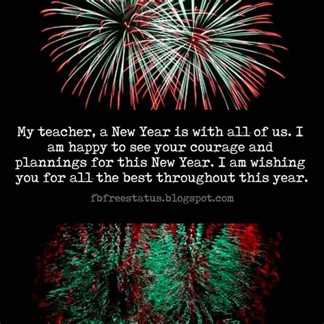 New Year Wishes Messages for Teacher and New Year Wishes Images | New year wishes, Wishes for ...