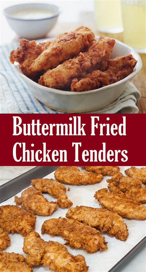 Chicken tenders with garlic butter is one of the best chicken tender recipes. Buttermilk Fried Chicken Tenders (With images) | Fried chicken tenders, Buttermilk fried chicken ...