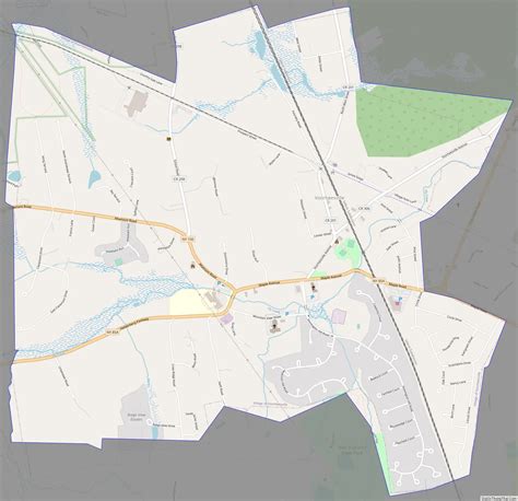 Map Of Voorheesville Village