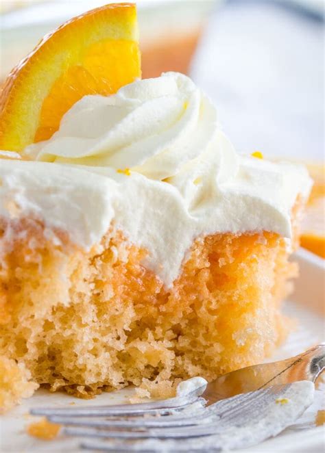 Orange Creamsicle Poke Cake Yellow Bliss Road