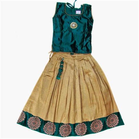 An online community for traditional indian girls dress. Lakmi Ladies Tailors: Pattu pavadai designs www ...