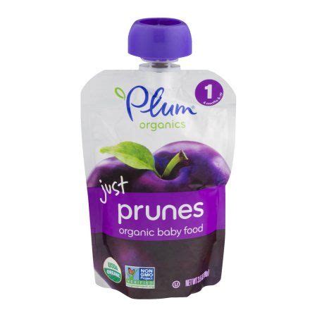 A silicone food tray that'll keep your baby's food in place almost long enough to get it in their mouth. Baby | Prunes baby food, Plum organics, Baby food recipes