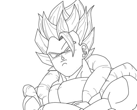 See more ideas about coloring pages, dragon ball z, dragon ball. GOGETA_SSJ_LINEART by SuperSayan4 on DeviantArt