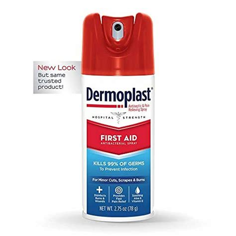 Dermoplast First Aid Spray 275 Ounce Can Antiseptic And Anesthetic