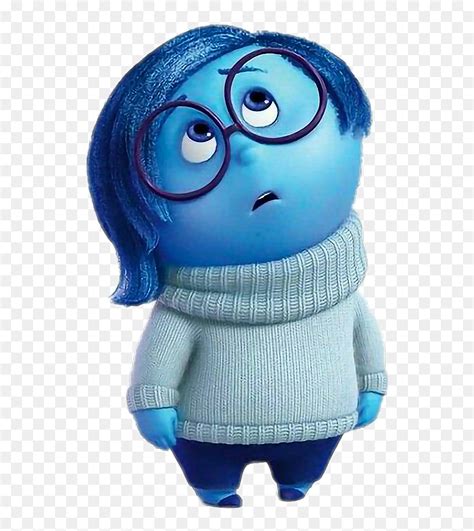 Inside Out Sadness Cartoon Hd Png Download Vhv