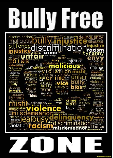 Bully Free Zone Poster Pack Pack Of 5 Identical Posters