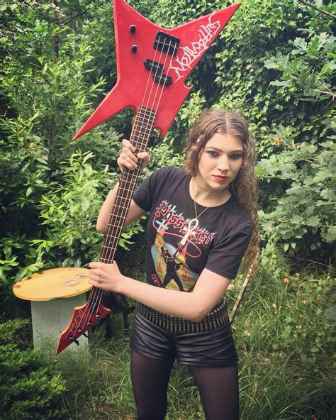 Sonia Anubis Bass Guitar Girl Female Guitarist Metal Girl Anubis