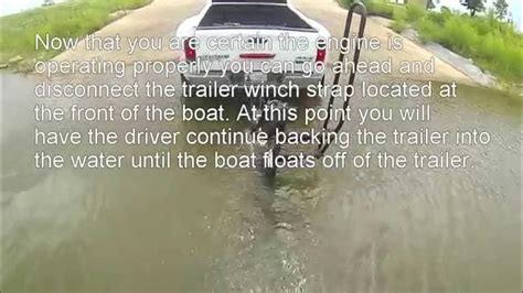 How To Unload And Load Your Pontoon Boat On The Boat Trailer Youtube