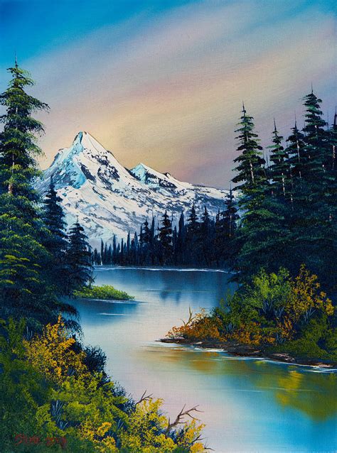 Tranquil Reflections Painting By Chris Steele Fine Art America