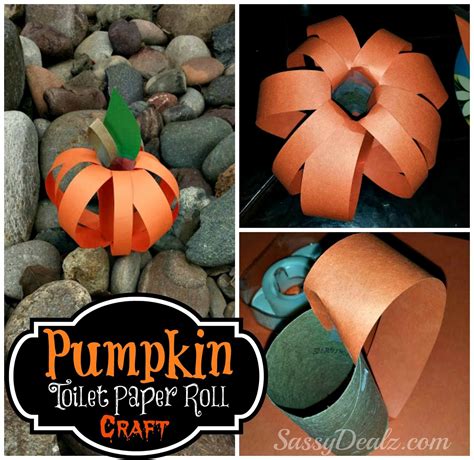 Pumpkin Toilet Paper Roll Craft For Kids Halloween Idea Crafty Morning