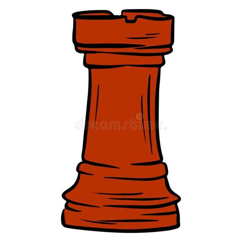 Rook Chess Figure The Game Chess Tournament Logic Game Cartoon