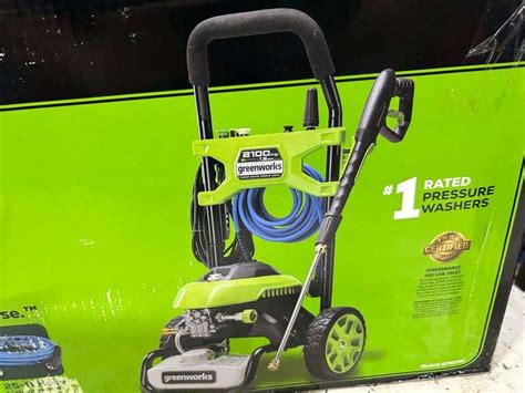 Greenworks 2100 Psi Pressure Washer Sierra Auction Management Inc