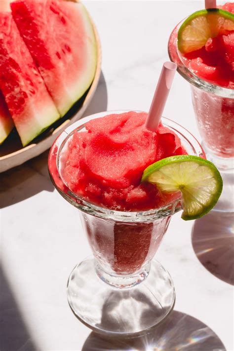 Frozen Watermelon Daiquiri ~sweet And Savory