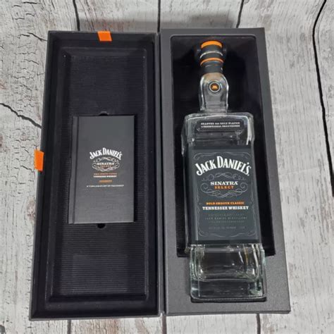 jack daniels frank sinatra select empty bottle original box and book one liter £42 42 picclick uk