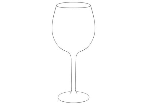 How To Draw A Wine Glass Wine Glass Drawings Wine