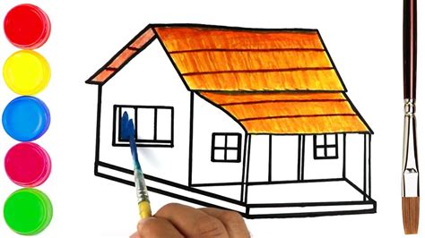 Draw A Beautiful Nepali House नेपाली सुन्दर घर Youtube