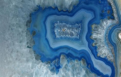 Quartz Stone Rock Precious Crystal Agate Blue Hd Wallpaper Peakpx