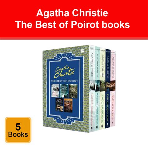 Agatha Christie The Best Of Poirot Books Collection Set Box Set