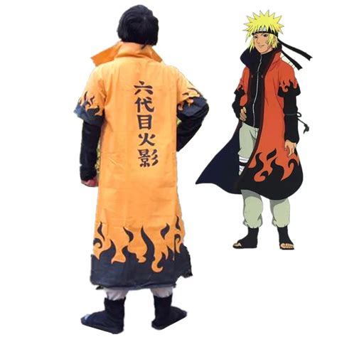 Buy Anime Naruto Cosplay Costumes Six Yondaime Hokage