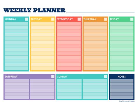 2023 Weekly Planner Template Fillable Printable Pdf And Forms Handypdf