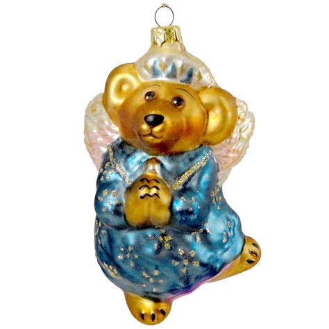 Boyds Bears Resin Celeste Ornament Glass Christmas Angel 391002