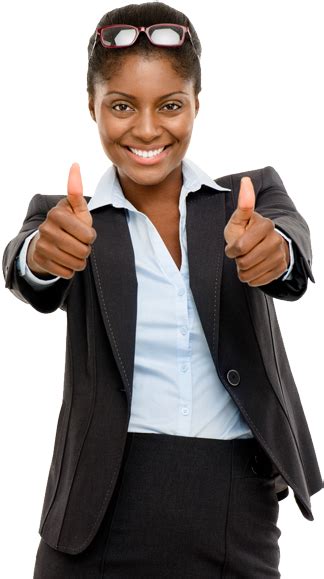 Download Hd Happy Business Woman Png African American Woman Png