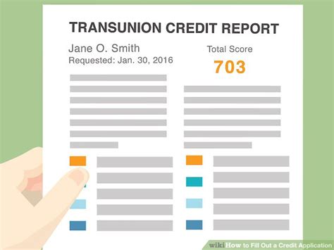 Credit reports track your entire credit history. 3 Ways to Fill Out a Credit Application - wikiHow