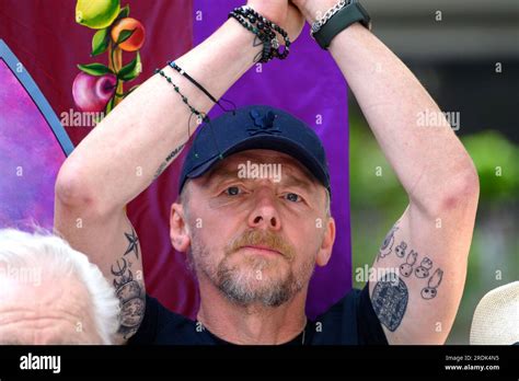 Simon Pegg English Actor At An Equity Event In Leicester Square