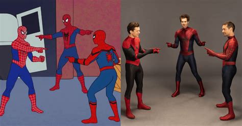 Photographer Recreates Spider Man Meme With Spider Man Actors Petapixel
