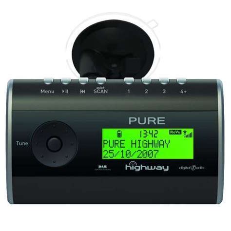 Pure Highway In Car Dab Digital Radio With Fm Transmitter Poc