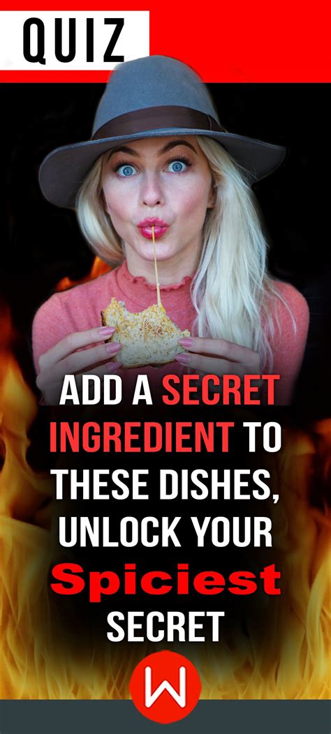 quiz add a secret ingredient to these dishes unlock your spiciest secret quiz personality