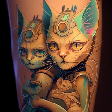 51 Two Cat Tattoo Ideas