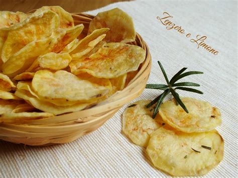 Per esempio, per preparare le chips, tagliate le. PATATINE CHIPS | ricetta senza olio | Zenzero e Limone
