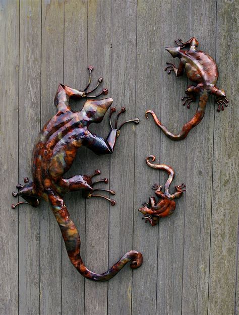 Emily Stone Copper Lizard Sculptures Copper Creatures