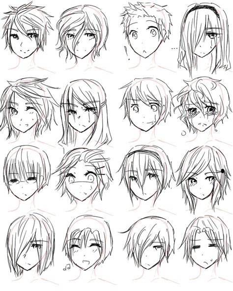 Male Anime Hairstyles Drawing At Getdrawings Free Download