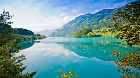 Wallpaper Beautiful Blue Water Green Nature 2560x1600 Hd Picture Image