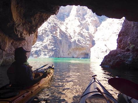 Kayaking Into Emerald Cave In Black Canyon Picture Of Four Season