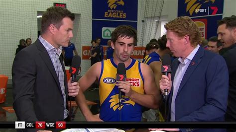 Andrew Gaff Post Game Interview Afl Round 3 Youtube