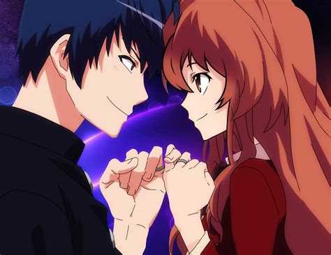 Aisaka Taiga And Takasu Ryuuji From Toradora Toradora Anime Anime Romance