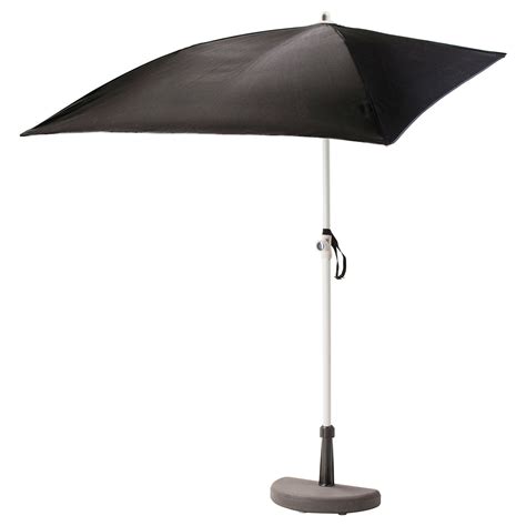 BramsÖn FlisÖ Parasol With Base Black Ikea Patio Umbrella