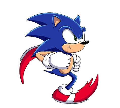 Sonic Running By Shadowbito On Deviantart