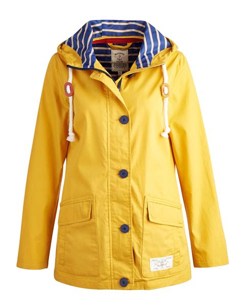 Nautical Jacket Raincoats For Women Yellow Raincoat Yellow Rain Jacket