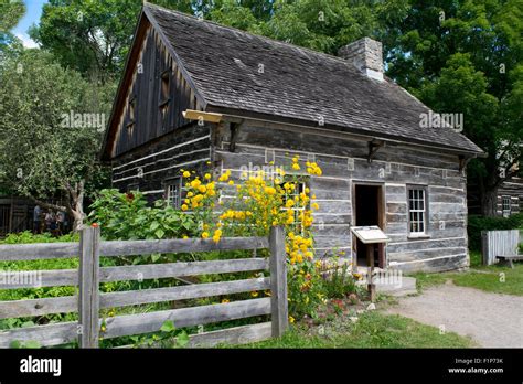 Ross Farm House At Upper Canada Village Stock Photo Alamy
