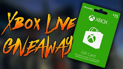 Announcing Giveaway Winner 15 Xbox Tcard Giveaway Youtube