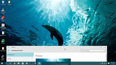Windows 10 Create Desktop Wallpaper Slideshow Youtube