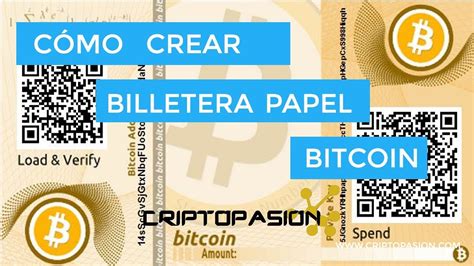 Con tantas carteras para bitcoin de dónde elegir, puede ser complicado encontrar la ideal para ti. TUTORIAL - Crear billetera de papel para Bitcoin ...