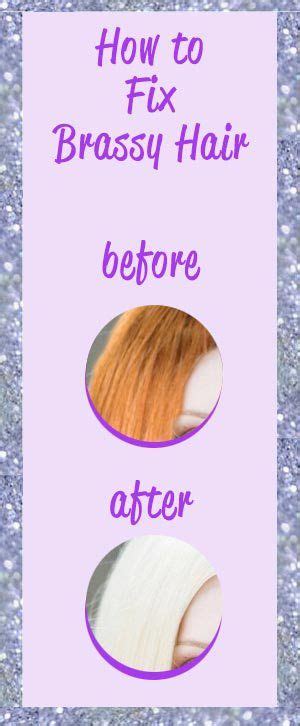 In the following post, you are going to discover how to fix orange hair. How to fix brassy hair | Brassy hair, Orange to blonde ...