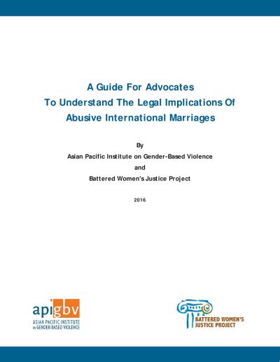 A Guide For Advocates To Understand The Legal Implications Of Abusive